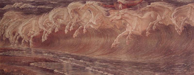 Crane, Walter Neptune-s it Horses oil painting image